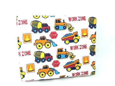 Juego de sábanas tamaño completo para niños CAMIONES DE CONSTRUCCIÓN ZONA DE TRABAJO tema varios colores nuevo en paquete Foto 1 de 4