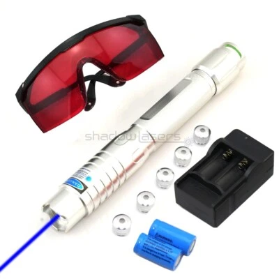 BQ1 Adjustable Focus 450nm Blue Laser Pointers Visible Beam Laser 1mW UK - Image 1 of 4