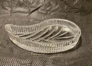 Waterford Crystal paisly shaped trinket dish - Picture 1 of 11