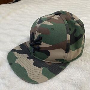Zoo York New York Yankees MLB Mens Camo Adjustable Snap Back Cap Hat 100% Cotton