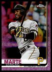 2019 Topps Chrome #18 Starling Marte Pink Refractor