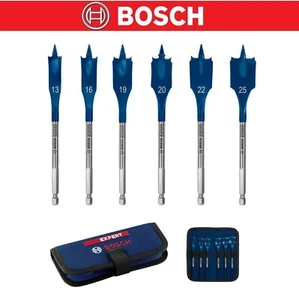 Bosch Holzbohrer-Set Expert Gewinde SelfCut Speed Sechskant Schlag Flachspaten - Bild 1 von 13