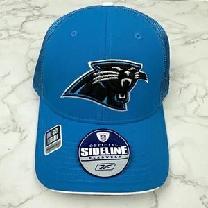 Deadstock Y2K 2006 Carolina Panthers DRAFT Cap Hat SIDELINE VTG Mesh OSFA NOS - Picture 1 of 7