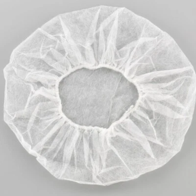 100pcs Disposable Hair Net Bouffant Dust Hat Head Cover Catering 21 Inch - Image 1 of 2