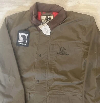 Filson x Ducks Unlimited Cover Cloth Mile Marker Coat | Size XXL  | NWT $395 - Image 1 of 4