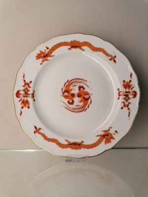 Meissen Court Dragon Red Empire 1 Plate Dinner Plate DM 25cm Porcelain 1st Wahl Top - Image 1 of 4
