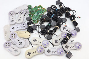 Nintendo SNES Controllers Junk Yard Lot Of Parts Repair As Is