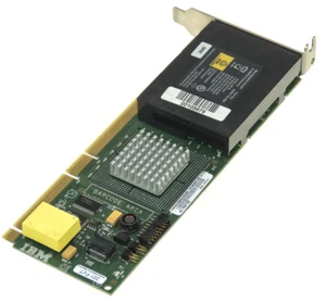 Contrôleur IBM 5I-Stockage 02R0970 PCI-X 128MB BBU Profil Bas - Photo 1/2