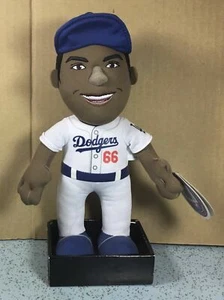 2014 BLEACHER CREATURES DODGERS YASIEL PUIG 10" PLUSH DOLL NWT TINY HOLE IN HAND - Picture 1 of 10