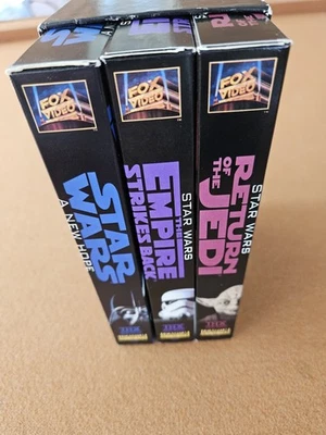 Star Wars original Trilogy VHS Set Episodes IV, V, VI. In Excellent Cond. THX - Image 1 of 4