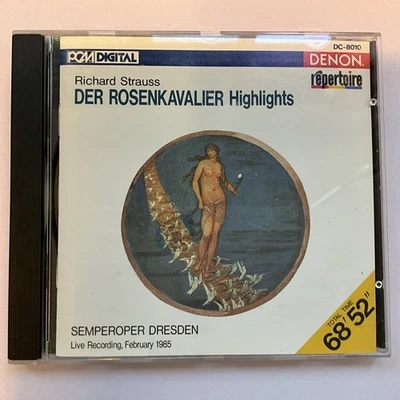 Strauss DER ROSENKAVALIER Highlights Denon ‎– DC-8010 ‘87 Mfg JAPAN NM+ Opera - Image 1 of 4
