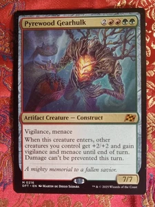 Pyrewood Gearhulk Aetherdrift Magic The Gathering MTG card mythic rare - Picture 1 of 1