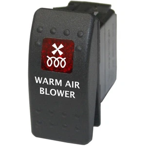WARM AIR BLOWER 767 Rocker Switch red 12V Daystar ARB marine waterproof - Imagen 1 de 1