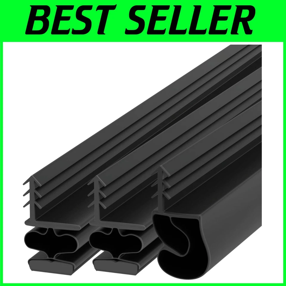 Kit de sellado de puerta TMH Kerf - 36"x84" desmontaje magnético contra la intemperie Foto 1 de 4