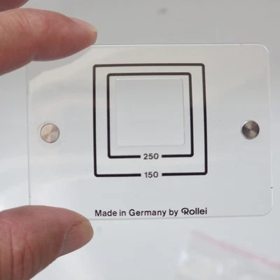 Rollei Lichtschacht Sucher Maske Screen 208965 035.44 98024 66 150 250 6000 - Bild 1 von 4