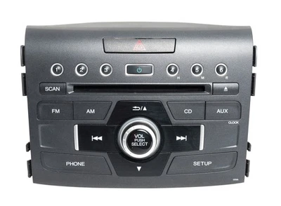 Reproductor de CD radio AM FM Honda CR-V 2012-2014 OEM 39100-T0A-A520-M1 código facial 1XNA Foto 1 de 4