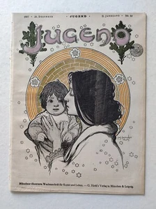 ORIGINAL Zeitschrift JUGEND Hirth 1897 Nr. 52 guter Zustand nach  120 Jahre (2) - Picture 1 of 13