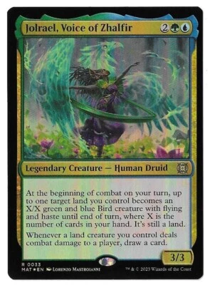 MTG Jolrael, Voice of Zhalfir FOIL March of the Machine: The Aftermath (MAT) #33 - Image 1 of 2