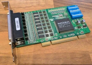 Moxa CP-118U 8 Port RS-232/422/485 Universal PCI Board - Picture 1 of 3