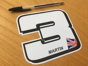 Guy Martin Race Number 3 (Large) - Picture 1 of 1