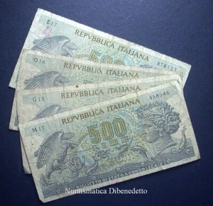 B - Repubblica Italiana- 500 Lire Aretusa 1967 - Foto 1 di 1