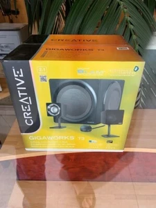 Creative Gigaworks T3 Sistema High-End di Altoparlanti per Desktop 2.1, Nero - Foto 1 di 1