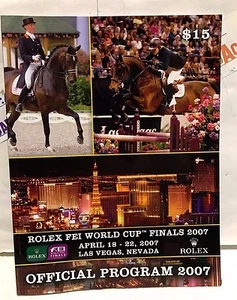 ROLEX FEI WORLD CUP FINALS 2007 OFFICIAL PROGRAM 2007 - Picture 1 of 4