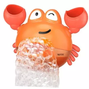 Bath Toy for Baby, Toddlers 1-3, Infants, Kids, Crab Bath Bubble Maker - Picture 1 of 7