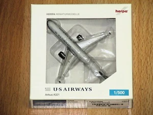 herpa Wings 518596 - US AIRWAYS - Airbus A321 - Edición limitada - 1:500 nuevo + embalaje original - Imagen 1 de 2