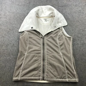 Exofficio Vest Womens XL Gray Full Zip Fleece Casual Preppy Hiking Outdoors * - Picture 1 of 11