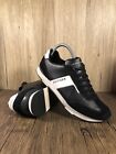 Tommy Hilfiger Leather Mix Runner Trainers - Black - UK Size 8 - FAIR CONDITION