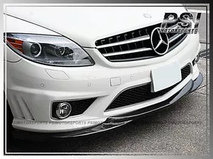 GH Type Carbon Fiber Front Bumper Lip For 06-10 Mercedes-Benz W216 CL63 CL65AMG - Picture 1 of 3