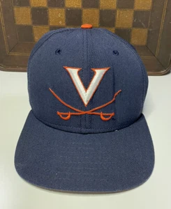 Vintage New Era DuPont Visor Virginia University Cavaliers SnapBack Hat USA RARE - Picture 1 of 12