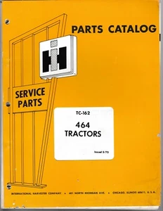 International 464 Tractors Parts Manual - Picture 1 of 1
