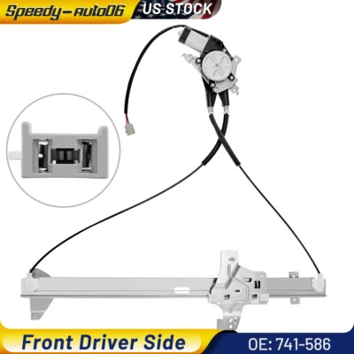 For 1992-2014 Ford E150 E250 E350 Van Front Left Power Window Regulator w/ Motor - Image 1 of 4