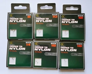 GREAT BARBLESS HOOKS to Nylon Size 8 10 12 14 16 18 Coarse Carp match Fishing - Picture 1 of 9