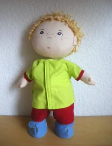 HABA Stoffpuppe Puppe Anziehpuppe Junge blonde Haare 30 cm TOP - Bild 1 von 4