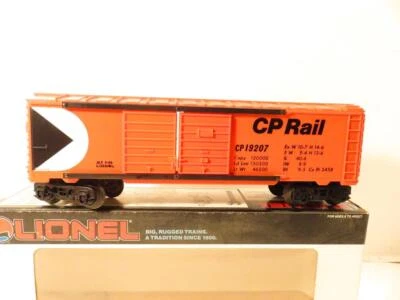 LIONEL MPC TRAINS -19207 C.P. RAIL DOUBLE DOOR BOXCAR- 0/027- NEW- SH - Image 1 of 4
