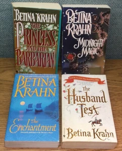 LOT Betina Krahn The Enchantment Midnight Magic Princess Barbarian Husband Test - Picture 1 of 3
