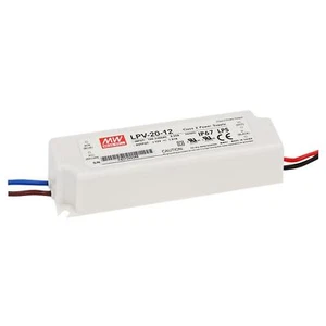 MEAN WELL LPV-20-12 20W 12V 1,67A LED power supply IP67 - Picture 1 of 2
