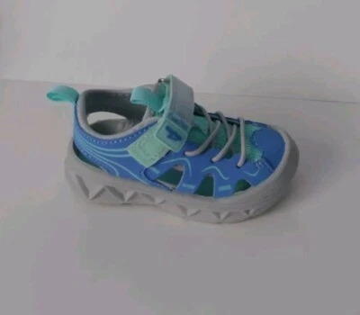 Sandalias OshKosh B’Gosh para niñas pequeñas Owen Ever Play turquesa talla 5 Foto 1 de 4