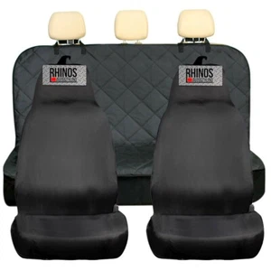 FOR RENAULT CLIO MK4 - FULL SET OF FRONT HEAVY DUTY + QUILTED REAR SEAT COVERS - Picture 1 of 3