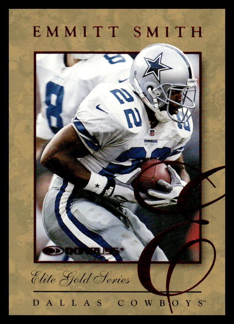 1997 Donruss #1 Emmitt Smith Elite Gold #/2000