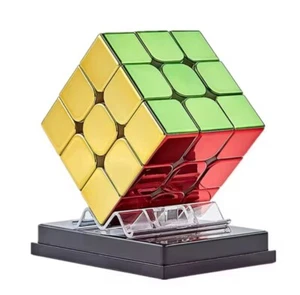 Shengshou Plating 3x3x3 Magnetic Magic Cube Professional Speed Puzzle Cubo Magic - Picture 1 of 5