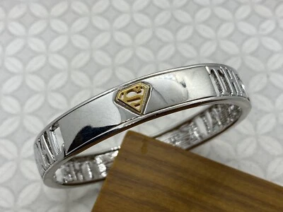 Brazalete Noir Jewelry x DC Comics Superman Supergirl Logo el tono plateado original Foto 1 de 4