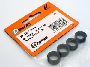 Kyosho DSlot43 DSP4019 Tire Set E 15/11-70 Porsche Corvette McLaren F1 Slot Cars - Picture 1 of 4