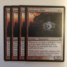 Battlegate Mimic 4X - MTG Eventide - Creature - Common - Light Play X4