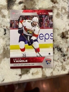 2021 TOPPS NOW NHL STICKER WEEK 8 FLORIDA PANTHERS KEITH YANDLE #70 - Picture 1 of 1