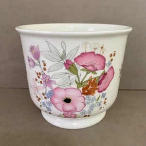 Raro cachepot Wedgwood England Meadow Sweet 4,5", vaso esterno per piante - Bone China - Foto 1 di 13