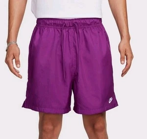 Nike Woven Flow Shorts Sz XL Mens Viotech Club 6" Above Knee Length $50 - Picture 1 of 5